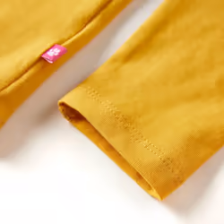 Kids' T-shirt with Long Sleeves Children's T Shirt Kids' Tops Tee Animal Print - ochre, 140 - Additional view 3