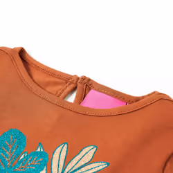 Kids' T-shirt with Long Sleeves Children's T Shirt Kids' Tops Tee Animal Print - cognac, 140
