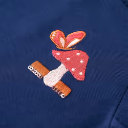 Kids' T-shirt with Long Sleeves Children's T Shirt Tops Tee Mushroom Design - navy blue, 92