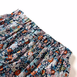 Kids' Skirt Girl's Skater Skirt Toddler Kid Short Skirt Floral Print Dark Blue - 92