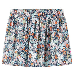 Kids' Skirt Girl's Skater Skirt Toddler Kid Short Skirt Floral Print Dark Blue - 116