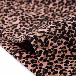 Kids' Sweatshirt Long Sleeves Toddler Tops Pullover Leopard Print Medium Pink - 128