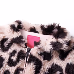 Kids' Coat Long Sleeve Jacket Outwear Kids Collar Coat Faux Fur Light Pink - 104
