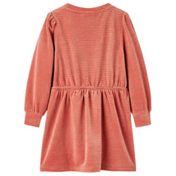 Kids' Dress with Long Sleeves Toddler Short School Girl's Dress Medium Pink - 116