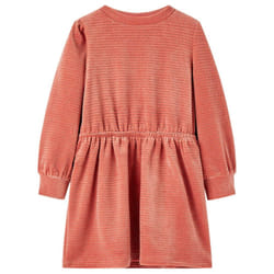 Kids' Dress with Long Sleeves Toddler Short School Girl's Dress Medium Pink - 128