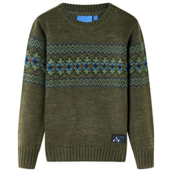 Kids' Sweater Children Toddler Pullover Sweatshirt Kids' Tops Knitwear Knitted - khaki, 104