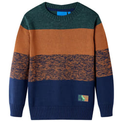 Kids' Sweater Children Kid Pullover Sweatshirt Knitwear Knitted Multicolour - 104