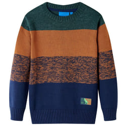 Kids' Sweater Children Kid Pullover Sweatshirt Knitwear Knitted Multicolour - 116