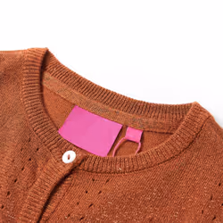 Kids' Cardigan Long Sleeve Coats Toddler Children Kids Knit Sweater Knitted - cognac, 116