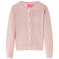 Kids' Cardigan Long Sleeve Coats Toddler Children Kids Knit Sweater Knitted - pink, 128
