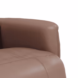 vidaXL Massage Recliner Chair with Footrest Sofa Chair Armchair Faux Leather - brown - Additional view 8