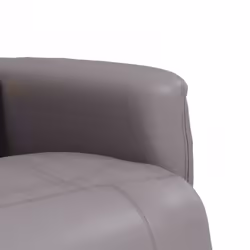 vidaXL Massage Recliner Chair with Footrest Sofa Chair Armchair Faux Leather - grey - Additional view 9