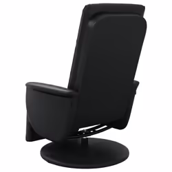 vidaXL Massage Recliner Chair with Footrest Sofa Chair Armchair Faux Leather - black - Additional view 5