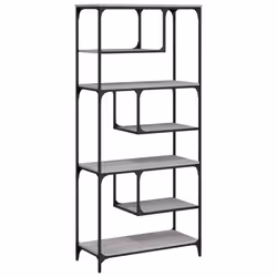VidaXL 836226, Grey, Oak, Metal, Wood, 810 mm, 360 mm, 1760 mm