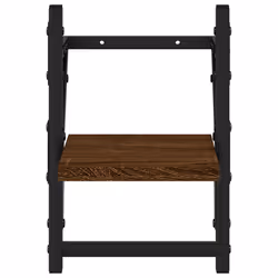 VidaXL 836232 shelve Wood, Metal Brown, Wood - Additional view 5