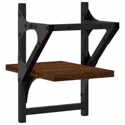 VidaXL 836232 shelve Wood, Metal Brown, Wood - Additional view 7
