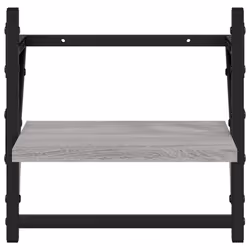 VidaXL 836241 shelve Wood, Metal Grey - Additional view 5