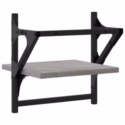 VidaXL 836241 shelve Wood, Metal Grey - Additional view 7
