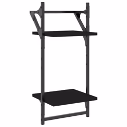 VidaXL 836253 shelve Wood, Metal Black - Additional view 4