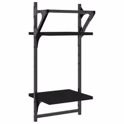 VidaXL 836253 shelve Wood, Metal Black - Additional view 7