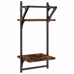 VidaXL 836255 shelve Wood, Metal Oak, Brown - Additional view 7