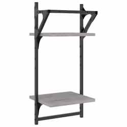 VidaXL 836256 shelve Wood, Metal Grey - Additional view 7