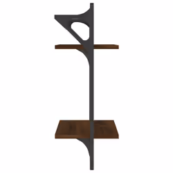 VidaXL 836257 shelve Wood, Metal Brown, Wood - Additional view 6