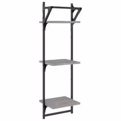 VidaXL 836261 shelve Wood, Metal Grey - Additional view 7