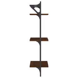 VidaXL 836262 shelve Wood, Metal Brown, Wood - Additional view 6