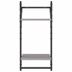 VidaXL 836266 shelve Wood, Metal Grey - Additional view 8