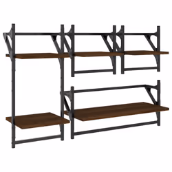 VidaXL 836267, Wood, Metal, Brown, Wood, 1 pc(s)