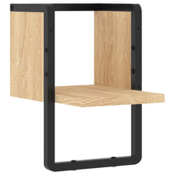 VidaXL 836274 shelve Wood, Metal Wood