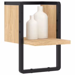 VidaXL 836274 shelve Wood, Metal Wood