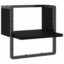 VidaXL 836278, Wood, Metal, Black, 300 mm, 250 mm, 300 mm, 1 pc(s)