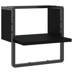 VidaXL 836278 shelve Wood, Metal Black