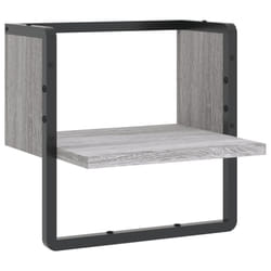 VidaXL 836286 shelve Wood, Metal Grey