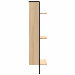 VidaXL 836304 shelve Metal, Wood Oak - Additional view 5
