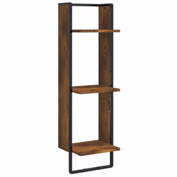 VidaXL 836305, Wood, Metal, Oak, Brown, 300 mm, 250 mm, 1000 mm, 1 pc(s)