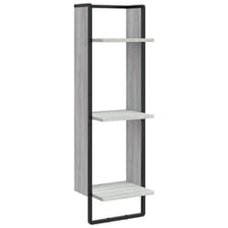 VidaXL 836306 shelve Wood, Metal Grey