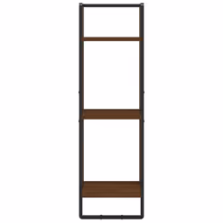 VidaXL 836307 shelve Wood, Metal Brown, Wood - Additional view 4