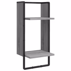 VidaXL 836311 shelve Wood, Metal Grey - Additional view 8