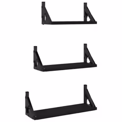 VidaXL 836318, Wood, Metal, Black, 120 mm, 130 mm, 1 pc(s)