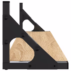 VidaXL 836324 shelve Wood, Metal Wood - Additional view 6