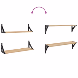 VidaXL 836324 shelve Wood, Metal Wood - Additional view 8