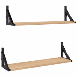 VidaXL 836329, Wood, Metal, Wood, 800 mm, 150 mm, 155 mm, 2 pc(s)