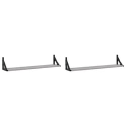 VidaXL 836331 shelve Wood, Metal Grey
