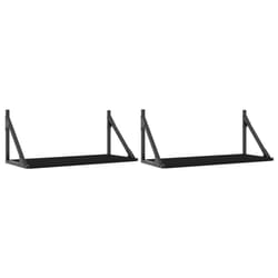 VidaXL 836333 shelve Wood, Metal Black
