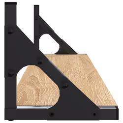 VidaXL 836334 shelve Wood, Metal Wood - Additional view 6