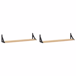 VidaXL 836339, Wood, Metal, Wood, 800 mm, 250 mm, 255 mm, 2 pc(s)