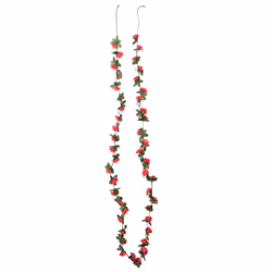 vidaXL Artificial Flower Garlands Fake Flowers Artificial Plants Decor 6 pcs - rose